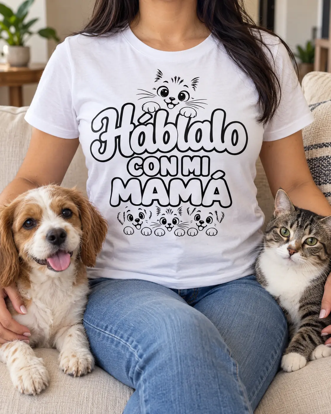 Franela Háblalo con mi mamá